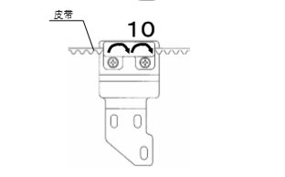 雙開(kāi)玻璃自動(dòng)門(mén)皮帶安裝說(shuō)明